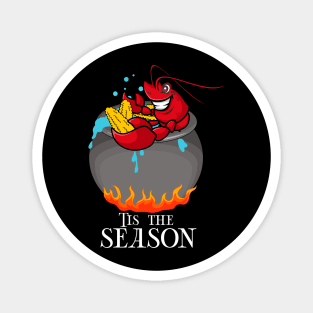 Crawfish Boil Tis The Season Crawdaddy Crayfish Funny Magnet